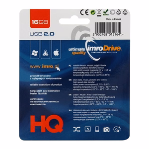 IMRO USB-muistitikku BLACK 16GB USB2.0