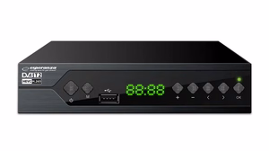 Esperanza EV107R – DVB-T2 H.265/HEVC -digitaalinen antenniverkon vastaanotin, musta