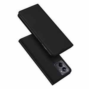 Dux Ducis Skin Pro suojakuori Realme 10 Pro:lle läppäsuojus korttilokerolla lompakko jalusta musta