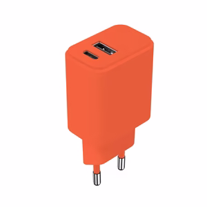 Setty laturi USB + USB-C 20W LSIM-AC-2010 oranssi