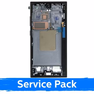 Mid-frame housing for Samsung S928 S24 Ultra / titanium black / (service pack)