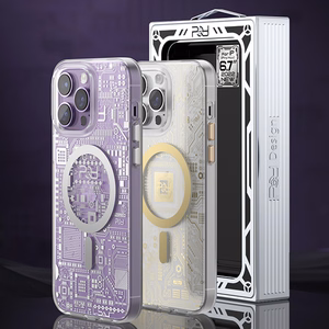 Kingxbar PQY Geek-sarjan magneettinen kotelo iPhone 14 Plus MagSafe kultainen
