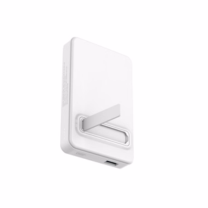 Powerbank Wozinsky WLWP-10KA0Y3WS 22.5W PD Qi2 10000 mAh, jalustalla, 1x USB-A, 1x USB-C - valkoinen