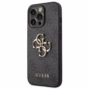 Guess 4G Big Metal Logo kotelo iPhone 14 Pro Maxille - harmaa