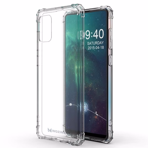 Wozinsky Anti Shock kestävä tapaus Military Grade Protection Samsung Galaxy A72 4G läpinäkyvästä Samsung Galaxy A72 4G