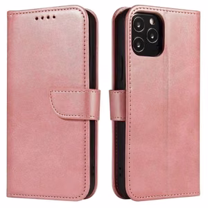 Magneettikotelo elegantti flip kansi tapauksessa jalusta toiminto Xiaomi Redmi Huomautus 11 Pro + 5G (Kiina) / 11 Pro 5G (Kiina) / Mi11i HyperCharge / Poco X4 NFC 5G vaaleanpunainen