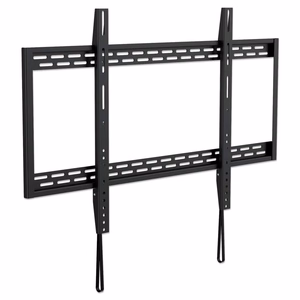 Manhattan kiinteä seinäkiinnike TV:lle ja näytöille, 60"–100", VESA 200x200–900x600 mm, maks. 50 kg, musta
