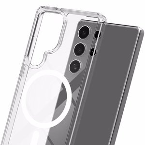 3mk Armor MagCase Samsung Galaxy S25 Ultra:lle - Läpinäkyvä