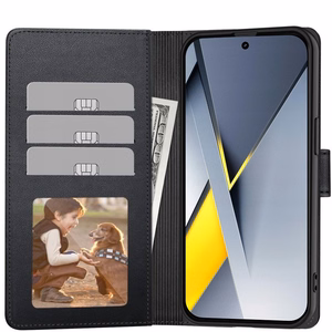 Tech-Protect Wallet Lompakkosuojakuori Xiaomi Poco F8 -puhelimelle - musta