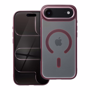 Suojakuori iPhone 17 AIR:lle Full Matte Mag Cover yhteensopiva MagSafe punainen