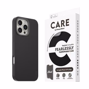 CARE by PanzerGlass Fashion suojakuori iPhone 16 Pro Max 6.9' musta/musta MagSafe 1380