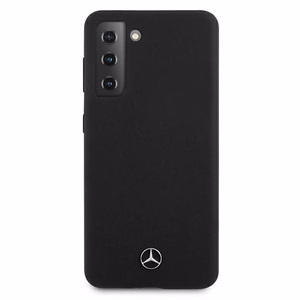 Mercedes Silikoni Line kotelo Samsung Galaxy S21 - Musta