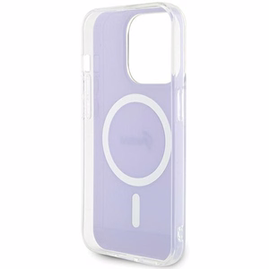 Guess GUHMP15LHITSU iPhone 15 Pro 6.1" Violetti/Violetti Kova Suojakuori IML Iridescent MagSafe