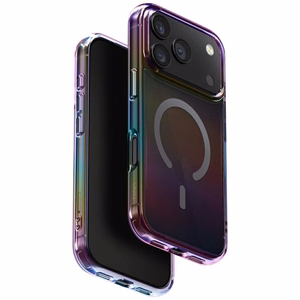 Uniq Iridescia Suojakuori iPhone 17 Pro:lle Magclick-latauksella - Moniväri