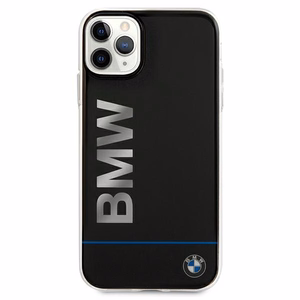 BMW Signature painettu logo kotelo iPhone 11 Pro Max - musta