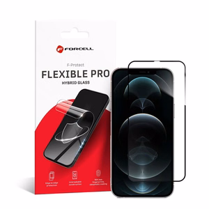 Hybrid glass to iPhone XS MAX / 11 PRO MAX Forcell Flexible 5D black