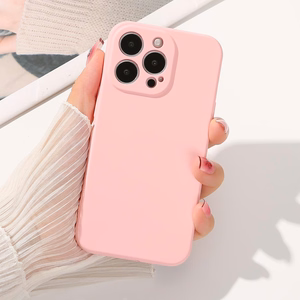 Silikonikotelo iPhone 14 Plus silikonisuojus beige