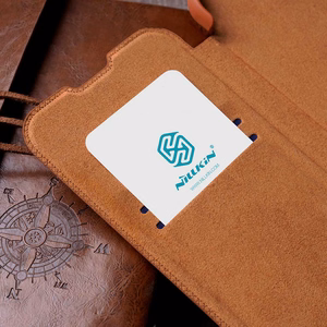 Nillkin Qin leather holster case for Samsung Galaxy A73 brown