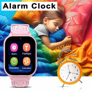 Blavec Smartwatch K-02 Kids Voice Call / GPS / 4G / SOS (SWK02-P) vaaleanpunainen