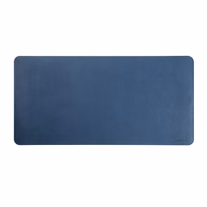 Large PVC Leather Mouse Pad, 1200x600, Blue