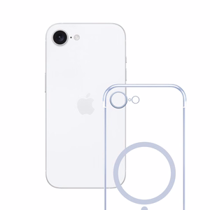 3mk Just20g MagCase Suojakuori iPhone 16E:lle - läpinäkyvä