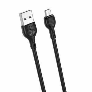 XO kaapeli NB200 USB - microUSB 1,0 m 2.1A musta