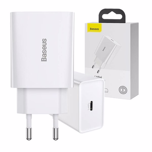Baseus Speed Mini pikalaturi, USB-C, PD, 3A, 20W (valkoinen)