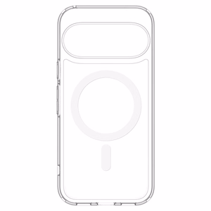 Spigen Ultra Hybrid Mag MagSafe -suojakuori Google Pixel 11 -mallille, läpinäkyvä / valkoinen