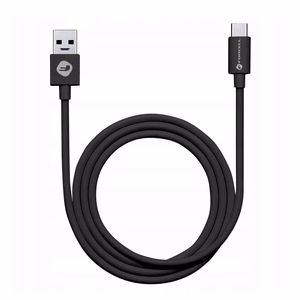 Kaapeli USB A - USB C Forcell F-Energy 2,1A Tube 1 m C319 musta