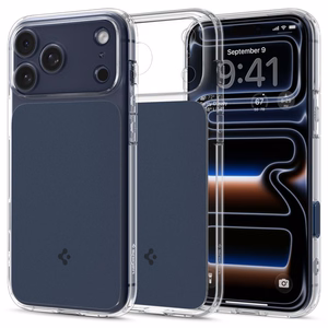 Spigen Thin Fit MagSafe Suojakuori iPhone 17 Pro Max:lle - Läpinäkyvä Laivastonsininen