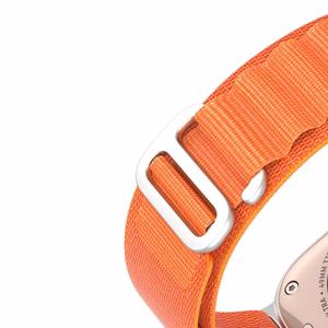 Dux Ducis GS nylon ranneke Apple Watch 42 / 44 / 45 / 49 mm:lle oranssi