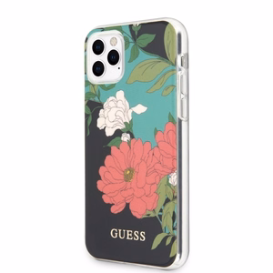 Guess GUHCN58IMLFL01 iPhone 11 Pro musta/musta N°1 Kukka-mallisto