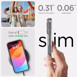 Spigen Liquid Crystal Suojakuori iPhone 15 Plus 6,7 kirkas