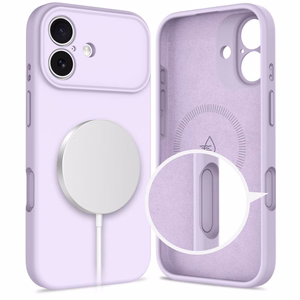 Tech-Protect Silikoninen MagSafe Suojakuori iPhone 17:lle - violetti