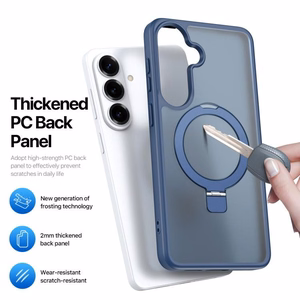 Dux Ducis Yind Magneettinen teline Suojakuori Samsung S942 S26 tummansininen