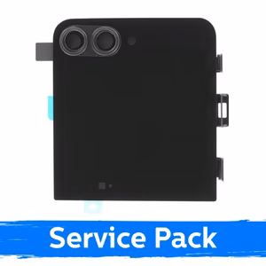 LCD-näyttö Samsung F766 Z Flip7 (ULOMPI) kehyksellä / Jet Black / (Service Pack)