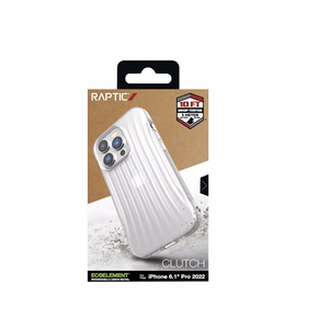 Raptic X-Doria Clutch suojakuori laitteelle iPhone 14 Pro, läpinäkyvä
