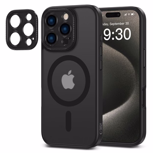 Tech-Protect MagCam MagSafe Suojakuori iPhone 16 Pro Max:lle - puoliläpinäkyvä