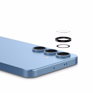 Spigen Optik Pro Glas.Tr Ez Fit kameransuoja 2 kpl Samsung Galaxy S25 -puhelimelle musta