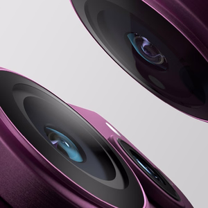 AmazingThing Titan Vision Lens safiirilasinen kameran linssinsuojus mallille iPhone 18 Pro / 18 Pro Max – väri: violetti