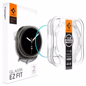 Spigen Glas.TR Ez-Fit Karkaistu lasi Samsung Galaxy Watch 8 44mm:lle - Läpinäkyvä