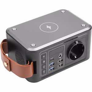 Ulkoinen akku 24000mAh, PD18W, AC 120W, USB-C, 4xUSB