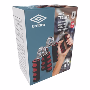 Umbro käsipuristimet, 15 kg, 2 kpl, punaiset