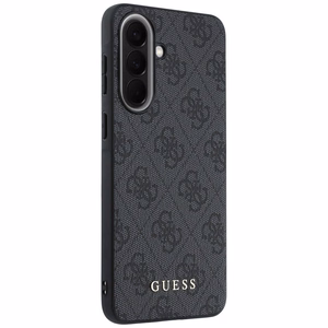 Guess HC PU 4G Classic Logo case with charm for Samsung Galaxy A57 black