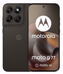Motorola Moto G77 5G 12/256 GB smartphone in Pantone Black Olive
