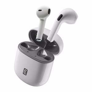 Cellularline Style Color Bluetooth 5.3 TWS-nappikuulokkeet latauskotelolla, valkoiset