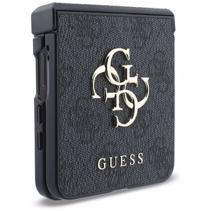 Musta Guess Big 4G Logo -suojakuori Samsung Galaxy Z Flip8 -puhelimelle