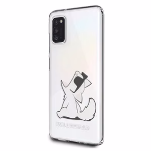 Karl Lagerfeld Choupette Fun Kotelo Samsung A41 - läpinäkyvää