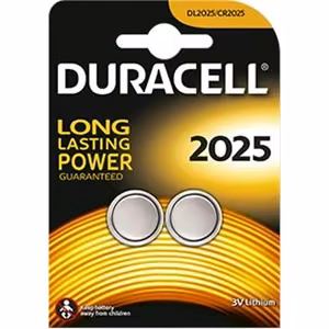 Duracell DL2025 – litium CR2025-paristot, 2 kpl