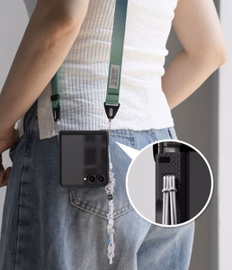 Ringke Onyx Flap MagSafe suojakuori mallille Samsung Galaxy Z Flip 8 – musta